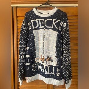 Large Game of Thrones themed “Deck the Wall”  Christmas sweater
